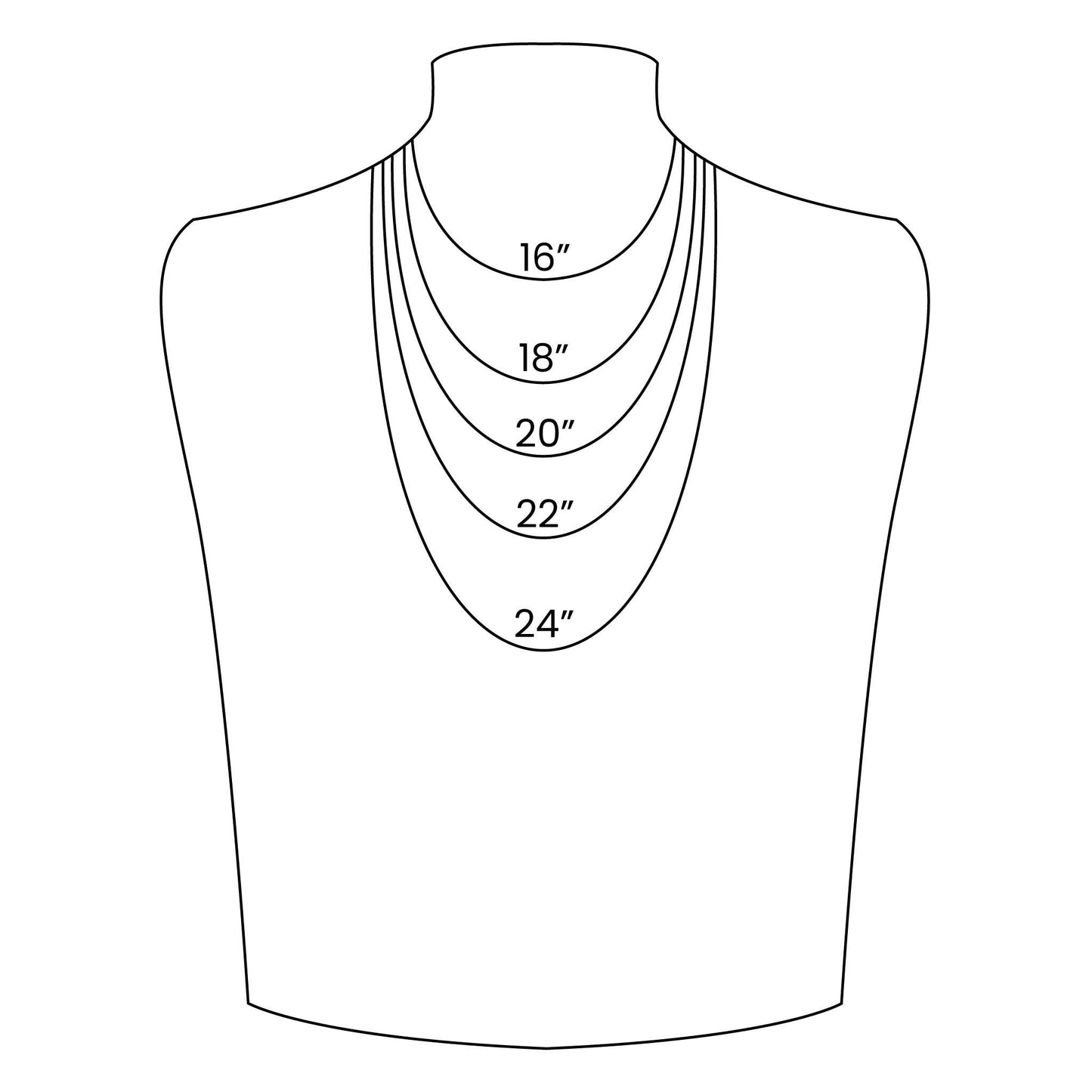 18k Black Heart Gold Necklace