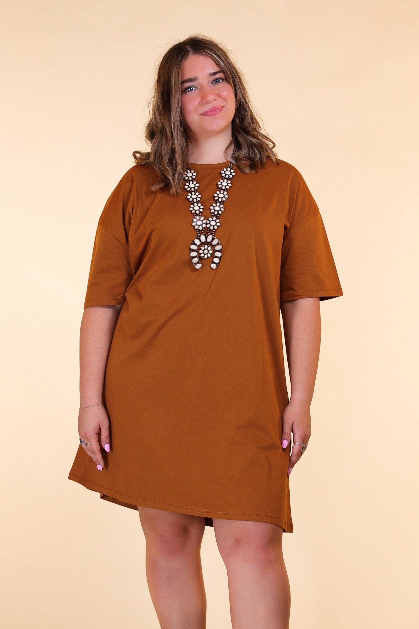 Beauty Shirt Dress One Size