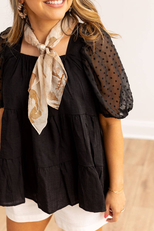 Black Top Baby Doll style