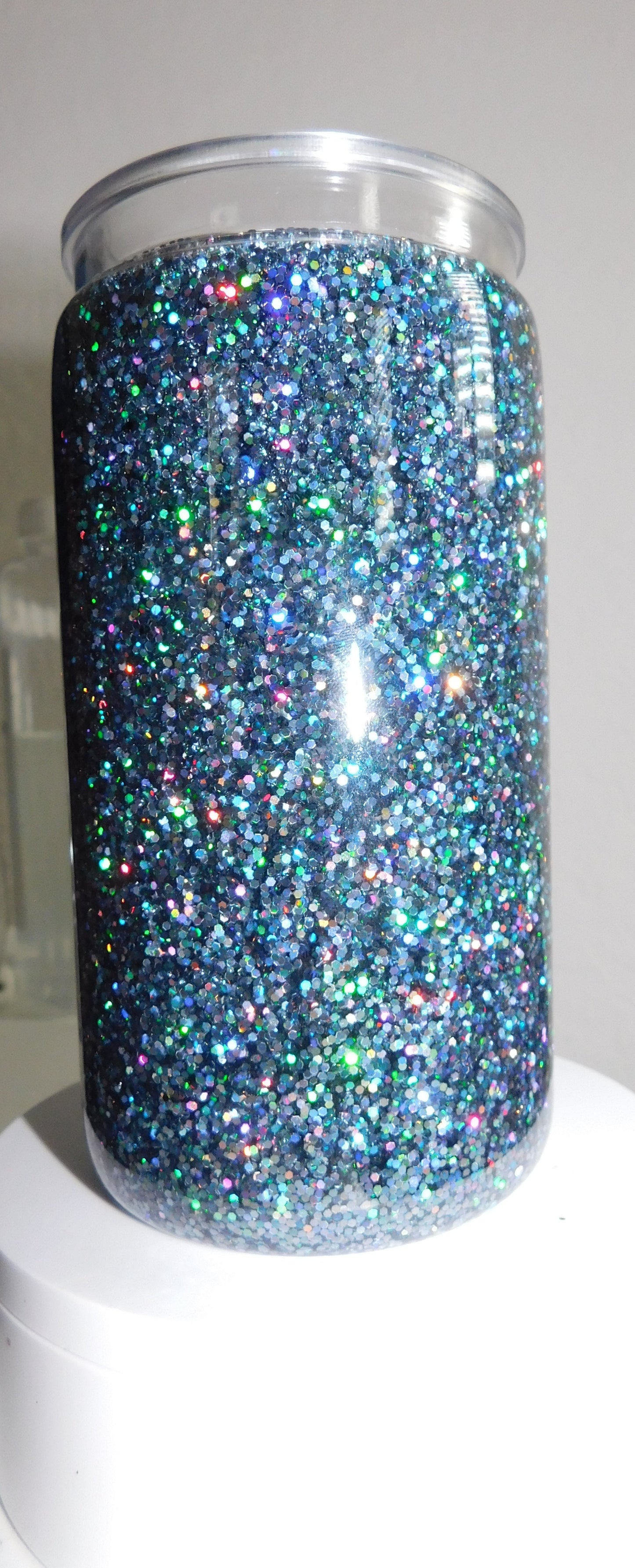 Dark Blue Staz Snow Globe