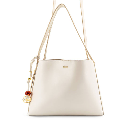 Odeletta Mini Sleek Versatile Women's Crossbody Bag: Ivory