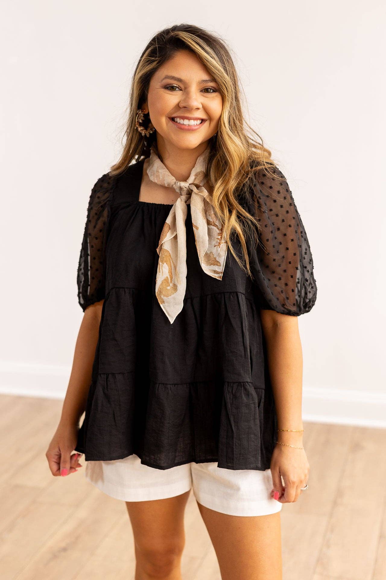 Black Top Baby Doll style