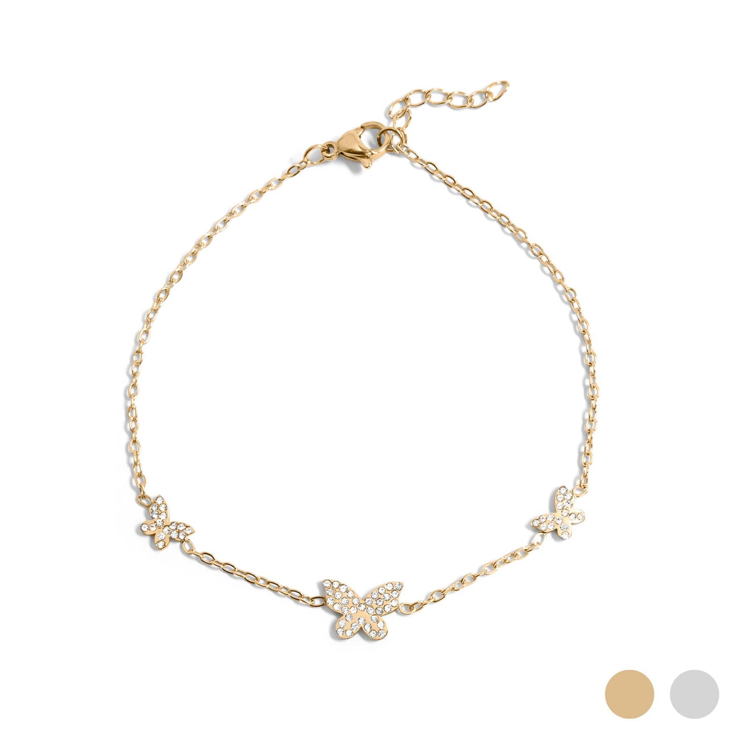 18K Gold PVD Stainless Steel Gold