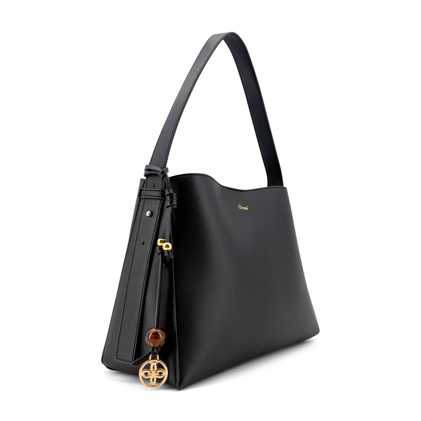 Odeletta Mini Sleek Versatile Women's Crossbody Bag: Black