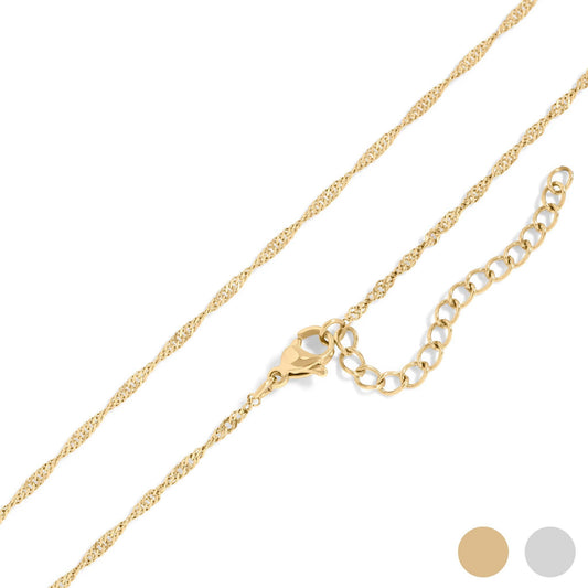 Twisted Gold Beauty Necklace
