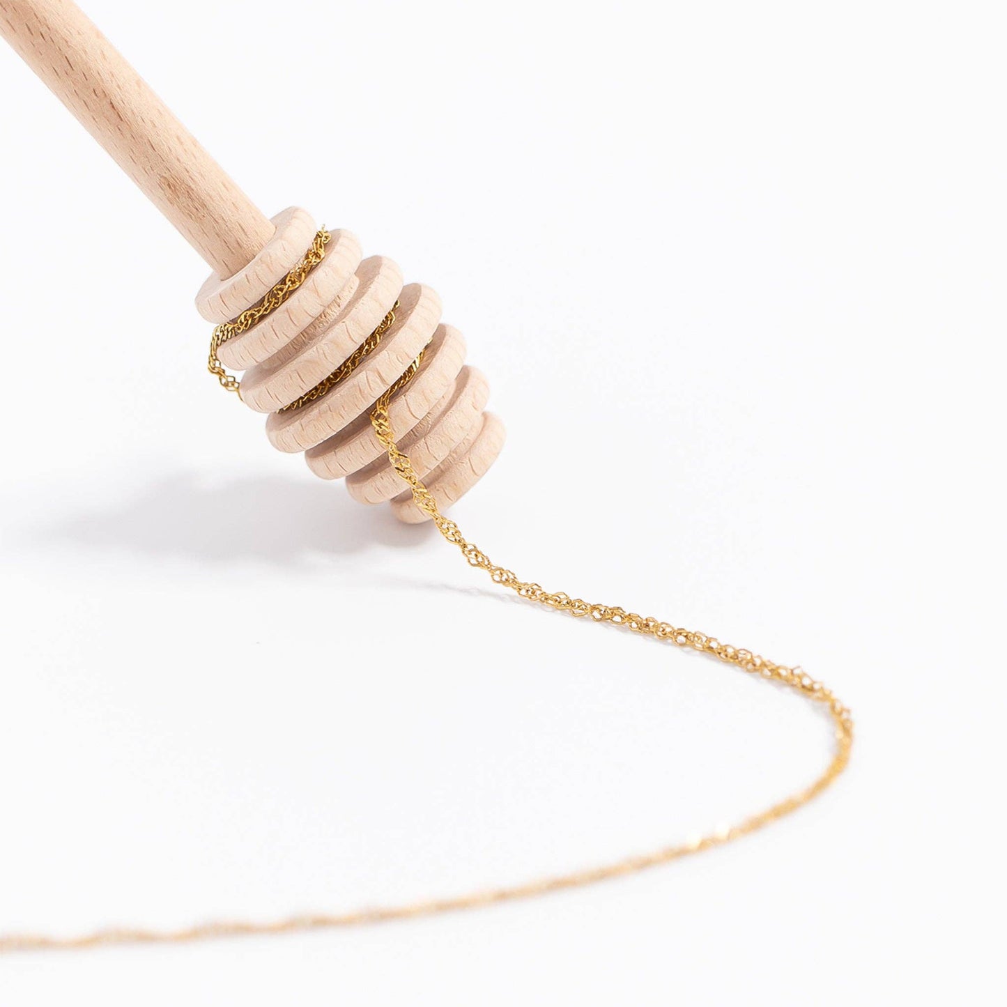 Twisted Gold Beauty Necklace