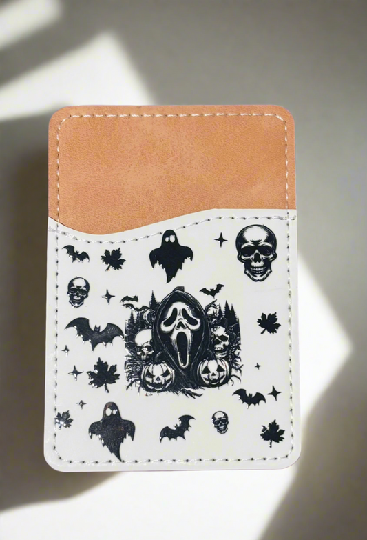 Scary phone case wallet