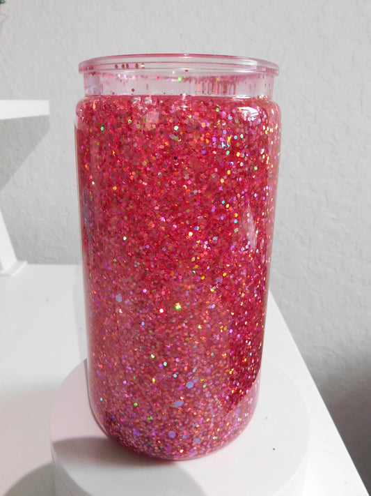 Pink Glitter SnowGlobe