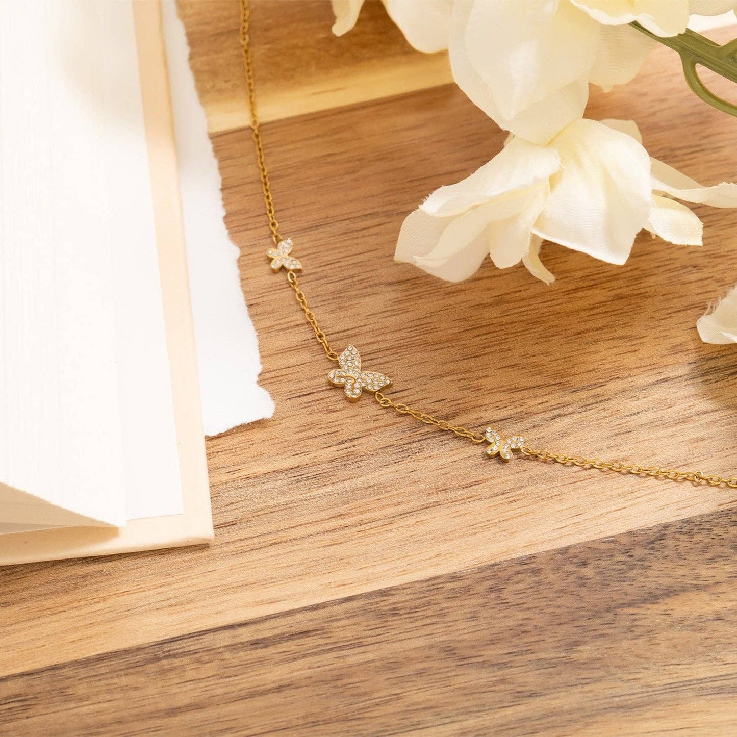 18K Gold PVD Stainless Steel Gold