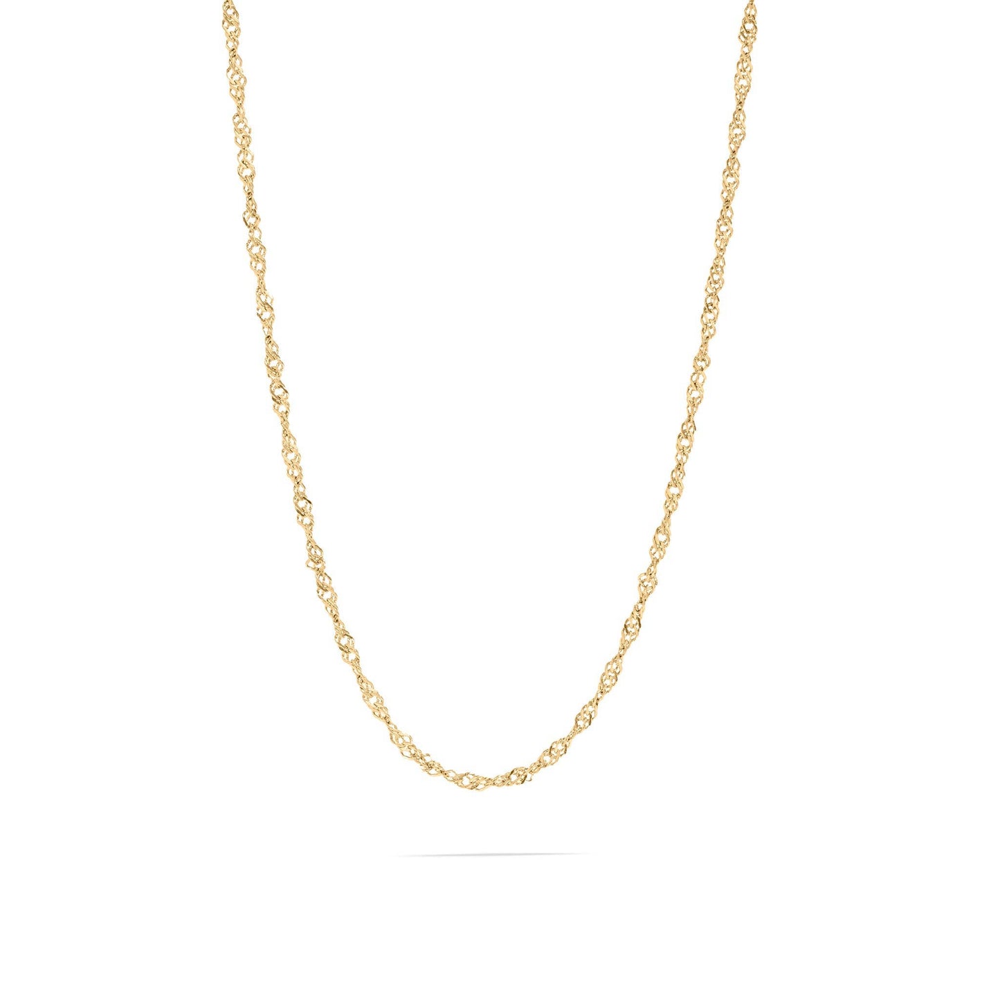 Twisted Gold Beauty Necklace