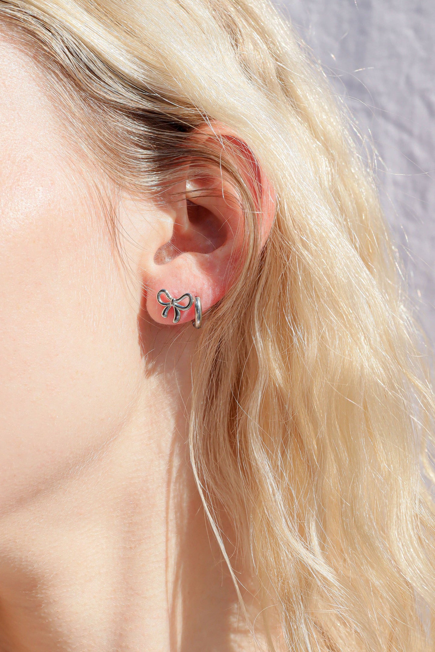 Adorable Ribbon Bow Earrings