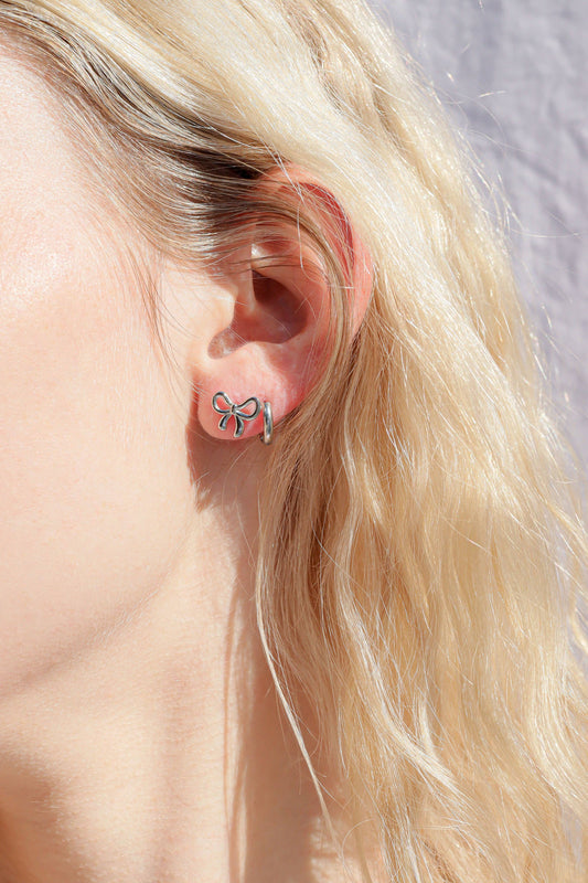 Adorable Ribbon Bow Earrings