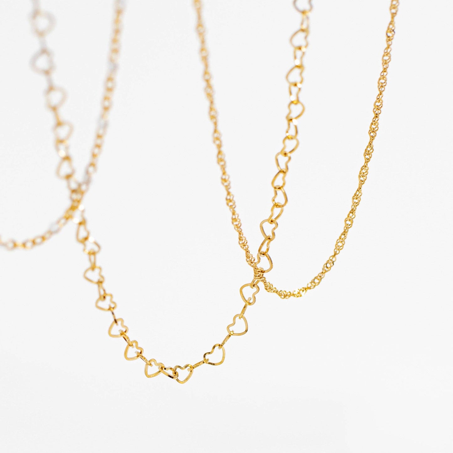 Twisted Gold Beauty Necklace