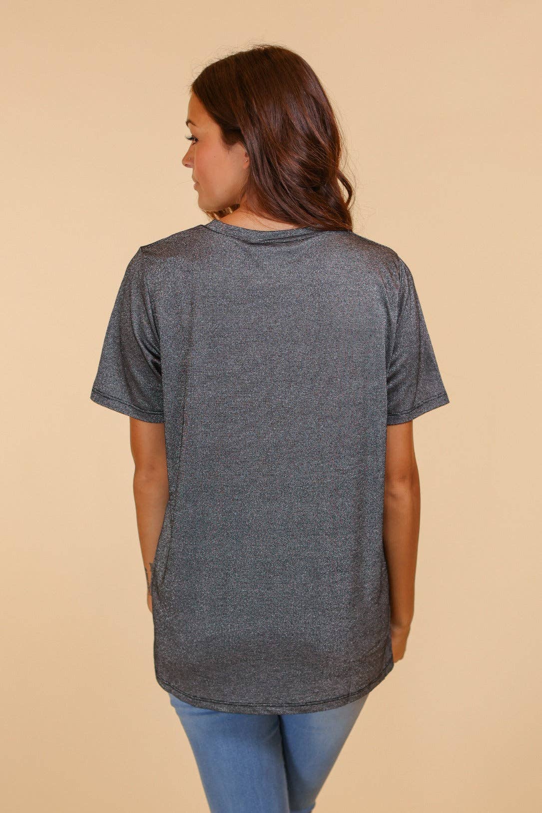 Glitter Black shirt L