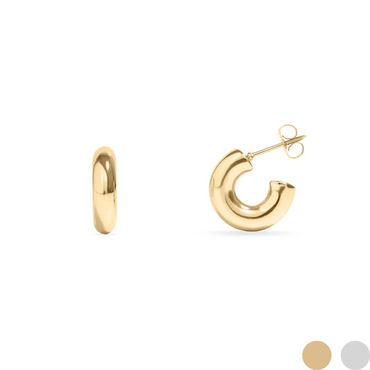 Gold Chunk Earrings 18K